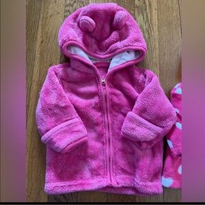 5/$25 pink zip up baby girls 0-3 months TCP
